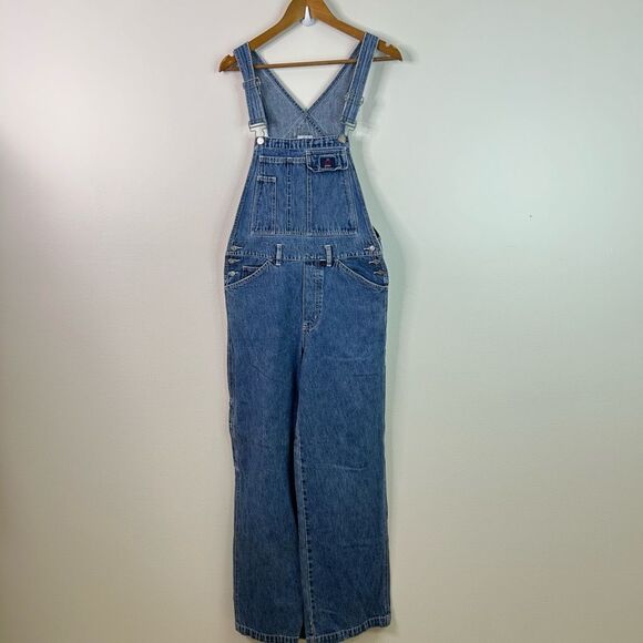 Calvin Klein Jeans Y2K Vintage Denim Jean Carpenter Bib Overalls Women’s Small